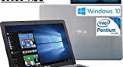 2016 ASUS VivoBook 15.6 Flagship Laptop, Intel Pentium N3700 Quad Core Processor up to 2.4 GHz, 4GB RAM, 500GB HDD 5400 RPM, SuperMulti DVD/CD, Webcam, HDMI, VGA, Windows 10, Silver