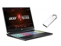 acer Nitro 16” WUXGA 165Hz Gaming Laptop | Intel Core i7-13620H Processor | GeForce RTX 4050 | Backlit Keyboard | 16GB RAM DDR5 | 1024GB SSD | Windows 11 Home | Bundle with 64GB USB Flash Drive