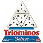 Pressman Tri-Ominos – Deluxe Edition Triangular Tiles with Brass Spinners