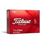 Titleist TruFeel Golf Balls, Matte Red (One Dozen)