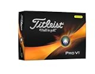 Titleist Pro V1 Golf Balls, Yellow, One Dozen