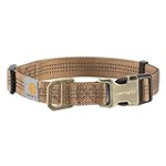 Carhartt Dog Collar Brown/Brushed Brass Large