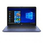 HP Stream 14 inches HD (1366×768) Display, Intel Celeron N4000 Dual-Core Processor, 4GB RAM, 64GB eMMC, HDMI, WiFi, Webcam, Bluetooth, Win10 S, Royal Blue (Renewed)