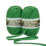 MAQIHAN 2 Pack Garden String – Plant Ties,Garden Twine,Gardening Tape,Tree Support, Stretchy Ttrap for Plants,Trees,Flowers,Green Soft Plant Ties for All Plants All Gardeners(35M/Roll,115FT)