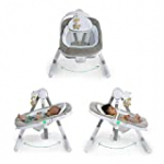 Ingenuity Anyway Sway 5-Speed Multi-Direction Portable Baby Swing with Vibrations – Ray, 0-9 Months