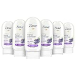 Dove Nourishing Hand Sanitizer 99.99 percent Effective Against Germs Lavender and Chamomile Antibacterial Gel with 61 percent Alcohol and Lasting Moisturization For Up to 8 Hours 2 oz 6 Count