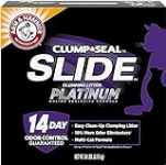 Arm Hammer SLIDE Platinum Multi-Cat Easy Clean-Up Clumping Cat Litter, 14 Days of Odor Control 18 lb