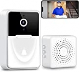 Smart Wireless Remote Video Doorbell Camera, 1080P Intelligent Visual Doorbell with Free Cloud Storage,Two-Way Calls, Night Vision, IP65 Weatherproof for Home Security