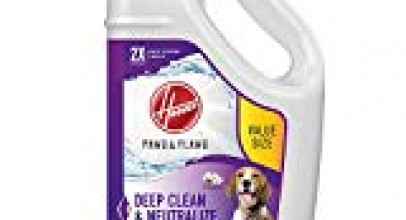 Hoover Paws & Claws Deep Cleaning Carpet Shampoo, Concentrated Machine Cleaner Solution for Pets, 128oz Formula, AH30933, White