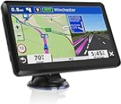 GPS Navigation for Car, Truck RV,Latest 2024 Map(Free Lifetime Updates) GPS Navigator with 7inch 256-16GB,Truck GPS Commercial Drivers,Semi Trucker GPS Navigaton System,Custom Truck Routing