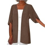 Generic Nice Outfits for Women Limited of Time Deals Today Flower Top Womens Buissnes Casual Womans Clothing Trending Clearance Summer Wear for Women Long Duster Cardigan, X-Large