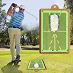 FFOK Golf Training Mat for Swing Detection Batting, Premium Golf Impact Mat, Path Feedback Golf Practice Mats, Advanced Golf Hitting Mat for Indoor/Outdoor, Golf Training Aid Equipment