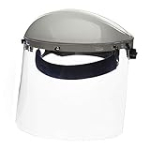 Sellstrom Advantage Face Shield – Lightweight Mask with Crown & Ratchet Headgear, for Work, Grinding, Cutting – ANSI Z87.1 – Clear Uncoated Polycarbonate Window