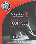 Baby Foot – Original Foot Peel Exfoliator For Men – Foot Peel Mask – Repair Rough Dry Cracked Feet and remove Dead Skin, Repair Heels and enjoy Baby Soft Smooth Feet 2.7 Fl. Oz. Mint Scented Pair