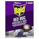 Raid Bed Bug Detector and Trap, For Indoor Use, 4 Count