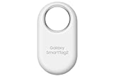 SAMSUNG Galaxy SmartTag2, Bluetooth Tracker, Smart Tag GPS Locator Tracking Device, Item Finder for Keys, Wallet, Luggage, Pets, Use w/Phones and Tablets Android 11 or Later, 2023, 1 Pack, White