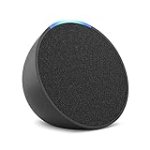 Amazon Echo Pop | Full sound compact smart speaker with Alexa | Charcoal