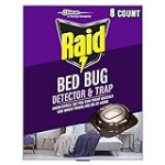 Raid Bed Bug Detector & Trap, 8 ct