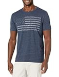 Lucky Shoes & Jewelry USA Flag Tee, American Navy, Large