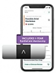 KardiaMobile Personal EKG Heart Rate Monitor – 6 Leads – Record EKGs at Home – Detect Irregular Heartbeats and Irregular Arrhythmias – Includes 1 Year Access – Works with Most Smartphones – AliveCor