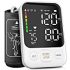 Blood Pressure Monitor Upper Arm Bp Machine Automatic Digital Blood Pressure Monitor with Large Cuff Led Backlit Display 2 Users 240 Memory Storage Bag, White