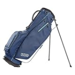 Izzo Golf Izzo Ultra-Lite Stand Golf Bag with Dual Straps & Exclusive Features, Navy Blue/Light Blue