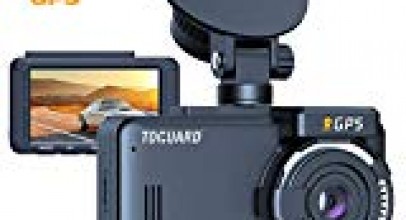TOGUARD Dash Cam Built-in GPS 1080P Full HD Dash Camera for Cars Recorder 3” LCD 170° Wide Angle Mini in Car Camera with G-Sensor, Loop Recording, Motion Detection, 24H Parking Monitor and HDR