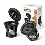 AIEVE Upgraded Reusable Coffee Pods Compatible with Dual Brew Coffee Maker, 2 Pack Reusable K Pod Permanent K Cups Filters Coffee, Accessories Compatible with CFP201 CFP301 CFP400 Dual Brew Pro