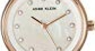 Anne Klein Women’s AK/3312LPRG Swarovski Crystal Accented Rose Gold-Tone and Light Pink Ceramic Bracelet Watch