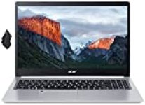 2022 Newest Acer Aspire 5 Slim Laptop, 15.6″ Full HD IPS, AMD Ryzen 3 3350U Quad-Core Processor, 8 GB DDR4 RAM, 256 GB SSD, Intel WiFi 6, Backlit KB, Fingerprint Reader, Amazon Alexa, Windows 11