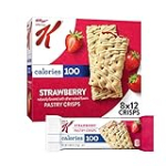 Special K Pastry Crisps, Breakfast Bars, 100 Calorie Snacks, Strawberry (8 Boxes, 96 Crisps)