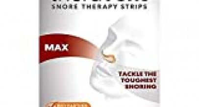 Theravent Snore Therapy Strips, Maximum Strength, Tackle the Toughest Snoring, Bed Partner Approved, 20 Count