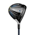 TaylorMade SiM 2 Max Steel Fairway Mens Right Hand Graphite Regular 3 Wood , Black/Light Grey