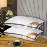Sales Today Clearance Only, Hotel Pillows, Hotel-Grade Pillow Core, Soft and Supportive Down Bed Pillow, Cool Pillow Soft for Back Side and Stomach Sleepers Made of Skin-Friendly Cotton Fabric