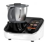 TOKIT Omni Cook Robot All-in-1 Food Processor with 21 Cooking Functions Built-in 7” Touch Screen Guided Recipes Pre-clean, Chopper, Juicer, Blender, Mixer, Weigh, Sous-Vide, Ice Crush and more