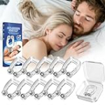 Anti Snoring Devices, Anti Snore Nose Clip – Silicone Magnetic Stop Snoring Aid for Men & Women – Effective Sleep Snoring Solution to Snooze Sleep- 10 Pack