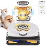 UBPET 22000 Pa，Cyclone Robot Vacuum Cleaner，The Most Powerful Suction，Specially for Pet Hair on Carpets，LiDAR Nav，App Control, V10