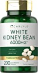 White Kidney Bean Carb Blocker | 6000mg | 200 Count | Non-GMO & Gluten Free Extract | by Carlyle