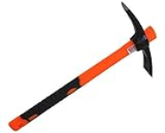 TABOR TOOLS Pick Mattock with Fiberglass Handle, Garden Pick, Great for Loosening Soil, Archaeological Projects, and Cultivating Vegetable Gardens or Flower Beds. J62A. (Small 15 Inch)