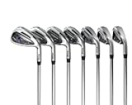 Cobra Golf 2022 LTDX One Length Iron Set Satin Chrome-Red-Blue (Men’s, Right Hand, KBS PGI 75, Reg Flex, 5-GW)