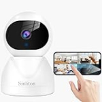 Indoor Security Camera for Home, WiFi Cameras with Phone App, Baby Monitor Dog-Cat-Pet Cameras, 2.4GHz Surveillance Cameras with Night Vision, Motion Detection, SD/Cloud Storage