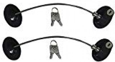 2 Pack Refrigerator Lock Fridge Lock with Keys Freezer Lock Child Safety Lock Cabinet Lock with 3M Adhesives