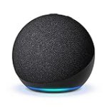 Echo Dot (5th Gen, 2022 release) | International Version with US Power Adaptor | Smart speaker with Alexa | Charcoal