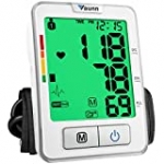 Vaunn Medical Automatic Blood Pressure Machine with Large Cuff, Digital Blood Pressure Monitor, Upper Arm Cuff 8.7-16.5″ (vB100A)
