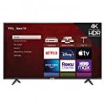 TCL 55″ Class 4-Series 4K UHD HDR Smart Roku TV – 55S435, 2021 Model