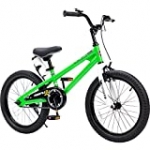 Royalbaby Kids Bikes 12″ 14″ 16″ 18″ Available, BMX Freestyle Bikes, Boys Bikes, Girls Bikes, Best Gifts for Kids. (Green, 18 inch)