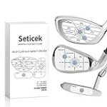 Seticek Professional Golf Impact Tape 150 Pc ｜Self-Teaching Sweet Spot and Consistency Analysis ｜ Improve Golf Swing Accuracy and Distance