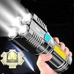 Generic Rechargeable 𝐅𝐥𝐚𝐬𝐡𝐥𝐢𝐠𝐡𝐭𝐬1000 High Lumens, Powerful Rechargeable 𝐅𝐥𝐚𝐬𝐡𝐥𝐢𝐠𝐡𝐭, 4 Modes, Waterproof for Camping, Hiking Lightning Deals of Today and Sales 2024