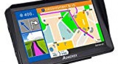 Car GPS, Aonerex 7 inch Touchscreen GPS Navigation System with Sunshade for Car Truck Motorhome &8GB 256MB Satellite Navigator Device with 2019 Maps Free Lifetime Map Updates