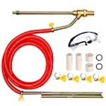 Selkie Pressure Washer Sandblasting Kit – Wet Abrasive Sandblaster Attachment, with Replacement Nozzle Tips,Protect Glasses, 1/4 Inch Quick Disconnect, 5000 PSI